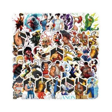 Imagem de Adesivos Street Fighter 50 Peças Para Capacete, Garrafa De Água, Lapto