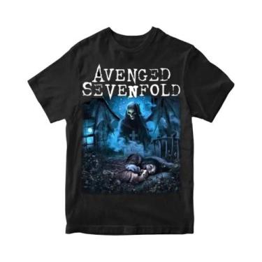 Imagem de Camiseta Masculina E Feminina Avenged SEVENFOLD Estd 1999 Metal Band C