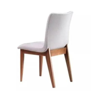 Imagem de Cadeira de Jantar Cercatto Revestida em Tecido Suede - Personal Moveis