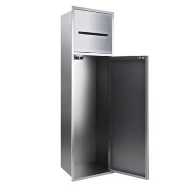 Imagem de Nicho de chuveiro de aço inoxidável – Organizador de banheiro impermeável, alcova embutida para artigos de higiene pessoal, armazenamento de cozinha e sala de estar, ideal para papel higiênico e