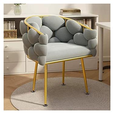 Imagem de Poltrona moderna rosa com pernas douradas, cadeira de jantar confortável para sala de maquiagem - poltrona lateral de couro resistente para cozinha - Cadeira de destaque elegante