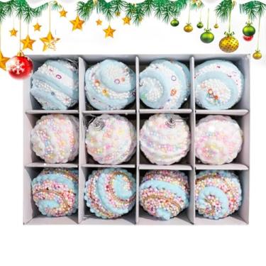 Imagem de Enfeites de bola de Natal - Bola de espuma para decoração | Enfeite de Natal, para festa de inverno interna, reunião em casa, sala de estar, quarto, jardim, peça central, guirlanda, janela de porta
