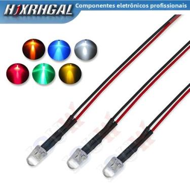 Imagem de Lâmpadas LED Transparentes 10PCS DC 3V 6V 12V 24V 3mm 5mm Diodos Emiss