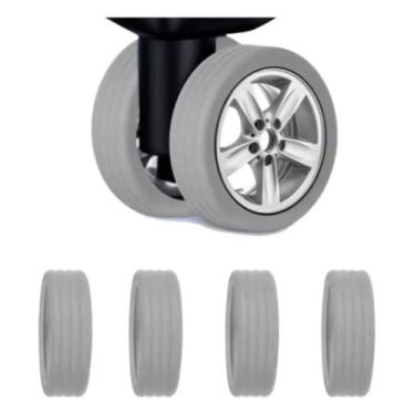 Imagem de Kit Com 04 Capa Protetora Silenciosa Para Rodas De Bagagem - Ralph Cou