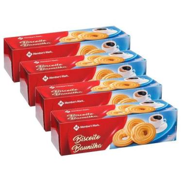 Imagem de Kit 4 Biscoito Alemâ De Baunilha Member'S Mark Pacote 400G