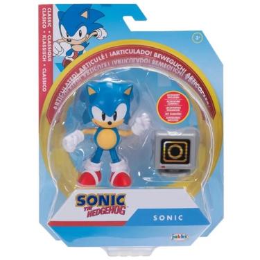 Imagem de Boneco Sonic Articulado com Caixa de ITENS 10CM SUNNY