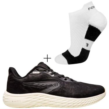 Imagem de Kit Tênis Rainha Blare Esportivo+Meia Penalty Esportiva Movimento