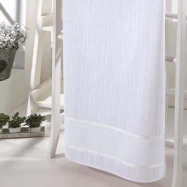 Imagem de Toalha de Rosto Dohler Bella Velour para Bordar 50x80 cm Branca