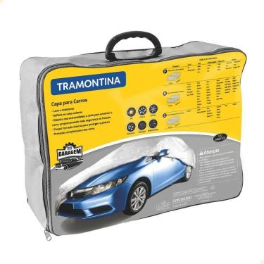 Imagem de Capa Impermeável Proteção Carros Tramontina Tamanho M Carros Até 4,7 43780002