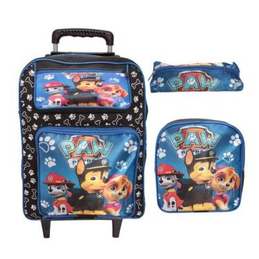 Imagem de Kit Mochila Menino Infantil Escola com Lancheira Média - Plike