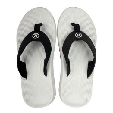 Imagem de Chinelo Hurley Deck X-Fuse Coral Preto, 37/38, Vermelho coral, Preto