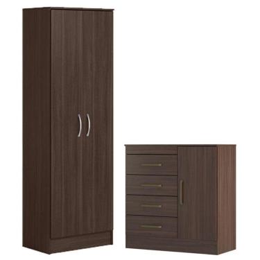 Imagem de Cômoda Montevideu E Sapateira Multiuso Golden Café Touch - Demóbile