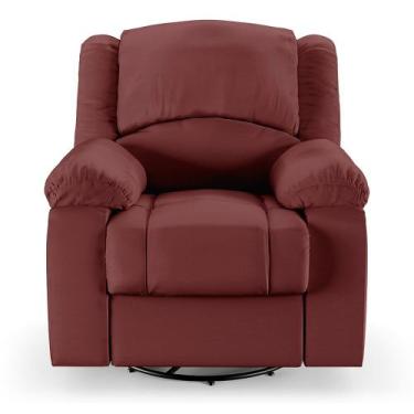 Imagem de Poltrona do Papai Reclinável Sala de Cinema Barcelona Glider Manual Gi