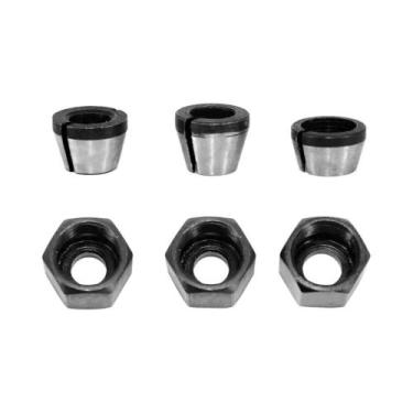 Imagem de Mandril De Fixação De Alta Precisão Para Router 6mm 6.35mm 8mm Adaptad