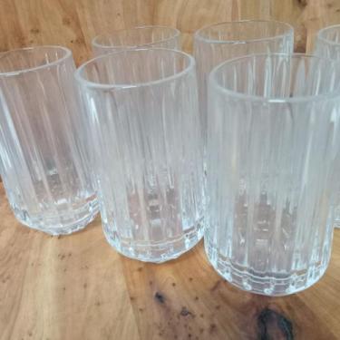 Imagem de KIT 6 PEÇAS COPO ALTO HOME&CO LAPIDADO VIDRO 360ml 14x8x8cm TRANSPAREN