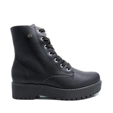 Imagem de Coturno Via Marte Flatform Preto-Feminino