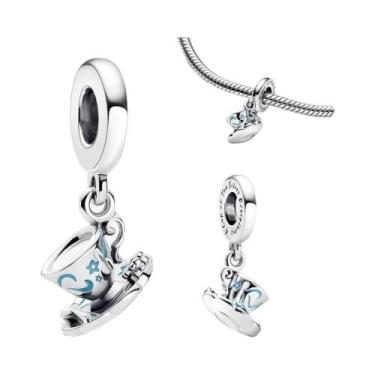 Imagem de Pingentes De Prata Esterlina 925 Em Formato De Xícara De Café E Chá Pa