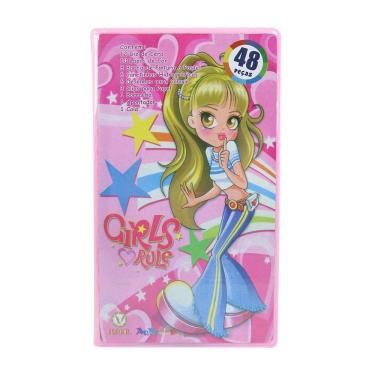 Imagem de Estojo Maleta Escolar Com 48 Peças Inmetro