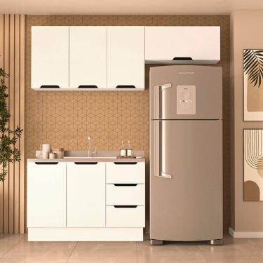 Imagem de Cozinha Modulada 3 Pecas sem Pia e Rodape Maeena Politorno