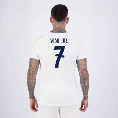 Imagem de Camisa Real Madrid Vini Jr 7 Branca-Masculino