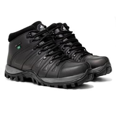 Imagem de Bota de Segurança Masculino Macboot Uirapuru Cano Médio Com CA Couro EPI CA0001 Cor:;Ta...