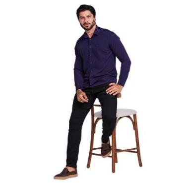 Imagem de Camisa Social Masculina Manga Longa-Masculino