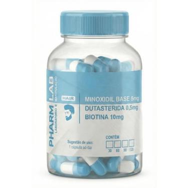 Imagem de Minoxipharm 5 Mg Dutasterida 1 Mg Biotina 10mg 60 Capsulas Neutro Cabe