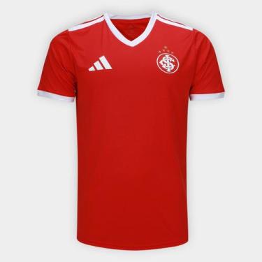 Imagem de Camisa Internacional 26/27 Fanshirt Adidas Masculina, Vermelho, GG