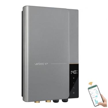 Imagem de Aquecedor de Água Instantâneo sem Tanque WINTEMP Cinza 18 kW com Display LED, WiFi e Proteção contra Sobreaquecimento, WT-WN18K, 240V