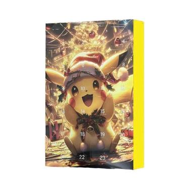 Imagem de Calendário De Advento De Natal Pokémon 24PCS Figuras De PVC Pikachu Ch