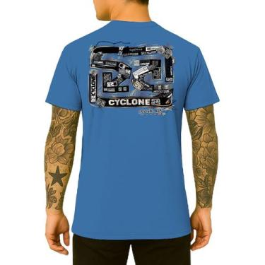Imagem de Camisa Cyclone Zone Metal, Azul infinity, GG