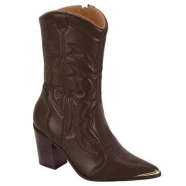 Imagem de Bota Country Fem. Western Texana Cano Médio Vizzano 3113101-Feminino