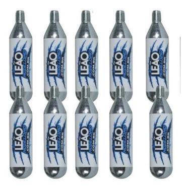 Imagem de Kit 10 Cilindros Co2 16g Bike Ciclismo Bomba Ar Speed Mtb-Unissex