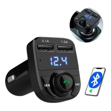 Imagem de Adaptador Receptor Bluetooth Automotivo 12v Universal - Congratulation