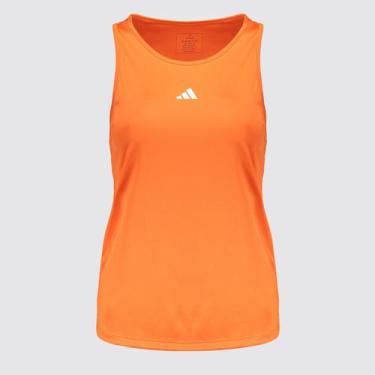 Imagem de Regata Adidas Treino Basica Feminina Laranja, P