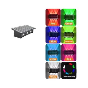 Imagem de Lâmpada De Parede LED Solar À Prova d'Água Para Iluminação Externa, De