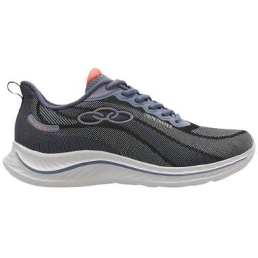 Imagem de Tênis Feminino Olympikus 43616206 Apolis, Azul, Salmão, 36