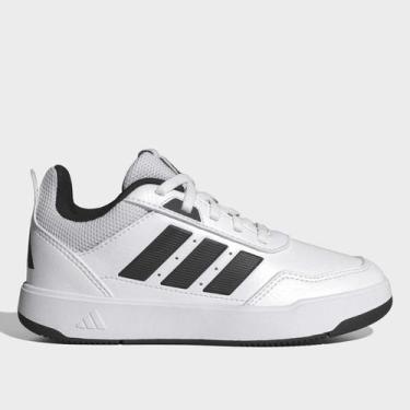 Imagem de Tênis Infantil Adidas Tensaur Sport 3.0, Branco, Preto, 29