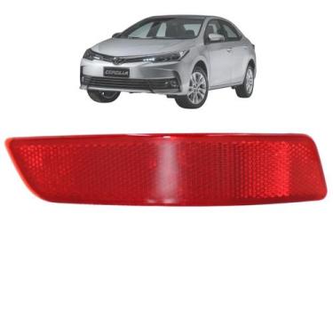 Imagem de Olho Gato Refletor Parachoque Traseiro Corolla 2015 2016 2017 2018 201
