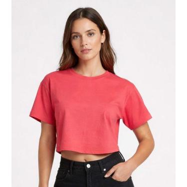 Imagem de Blusa Feminina Com Manga Deslocada Infinita Cor Rosa, M, Rosa