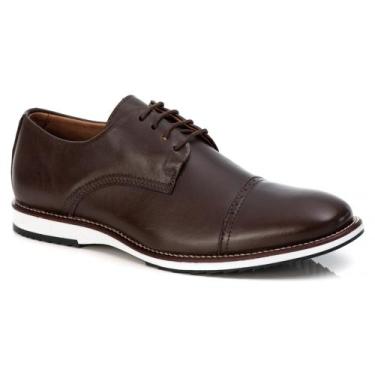 Imagem de Sapato Masculino Oxford Derby Premium Em Couro Confort - Tchwm Shoes, 