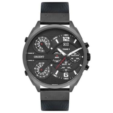 Imagem de Relógio Orient XL Cronógrafo Masculino - MYSCT004 G2PX Preto, PRETO