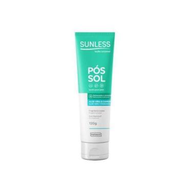 Imagem de Loção pós sol com camomila e babosa sunless 120g farmax