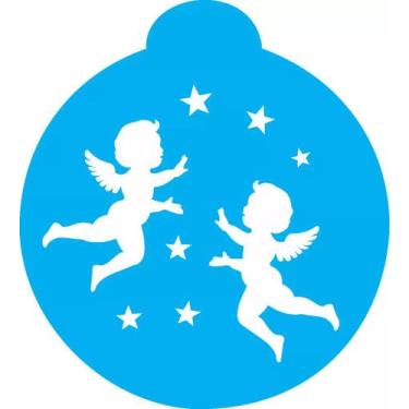 Imagem de Estencil 10x10 r cupidos opa855 - OPA Criando Arte