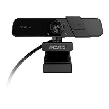 Imagem de Webcam Pcyes Raza Fhd-04, Full HD, 1080P, Com Microfone, Preto - Rzfhd