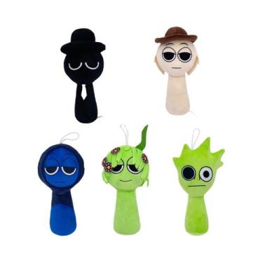 Imagem de Boneco De Pelúcia Infantil Sprunki, Brinquedo De Pelúcia, Almofada De 