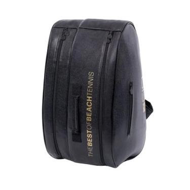 Imagem de Raqueteira Hummel Zeiq Black Gold