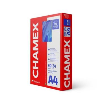 Imagem de Papel Sulfite A4 Chamex Super 90G 500 Folhas Pacote