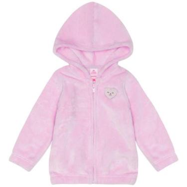 Imagem de Jaqueta Infantil Feminina Peluciada Marisol TAM M, Rosa, 4