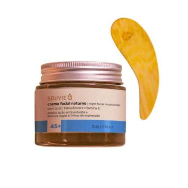 Imagem de Creme Facial Noturno 45+ Hidratação Prevenção Souvie 50g